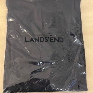 New! Boys LandsEnd  navy blue turtle neck